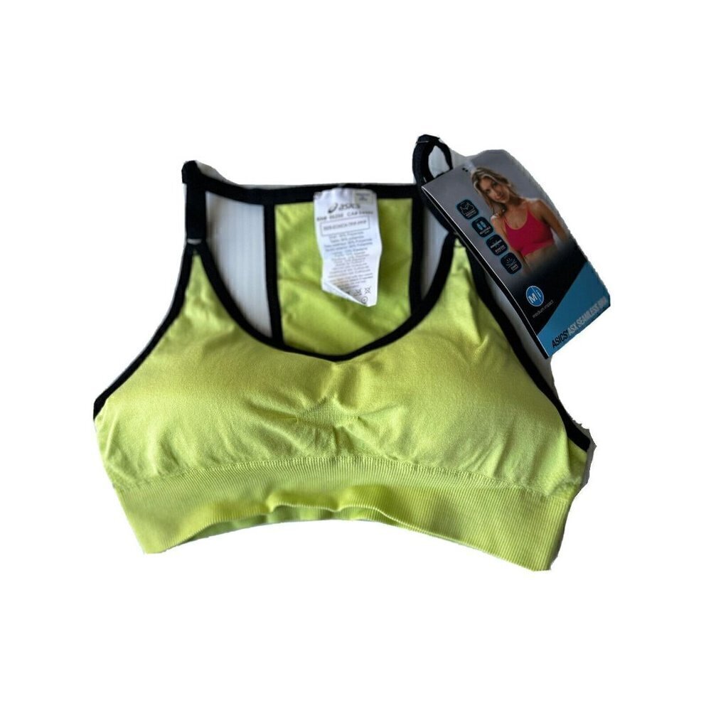 ASICS Womens Green Pistachio Seamless Active Casual Racerback Bra Size XS/S - Picture 3 of 9